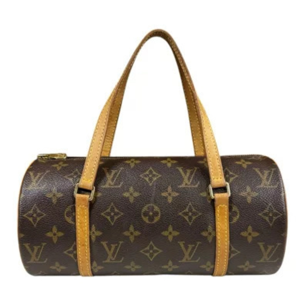 Louis Vuitton Papillon Monogram Handbag Canvas Brown
